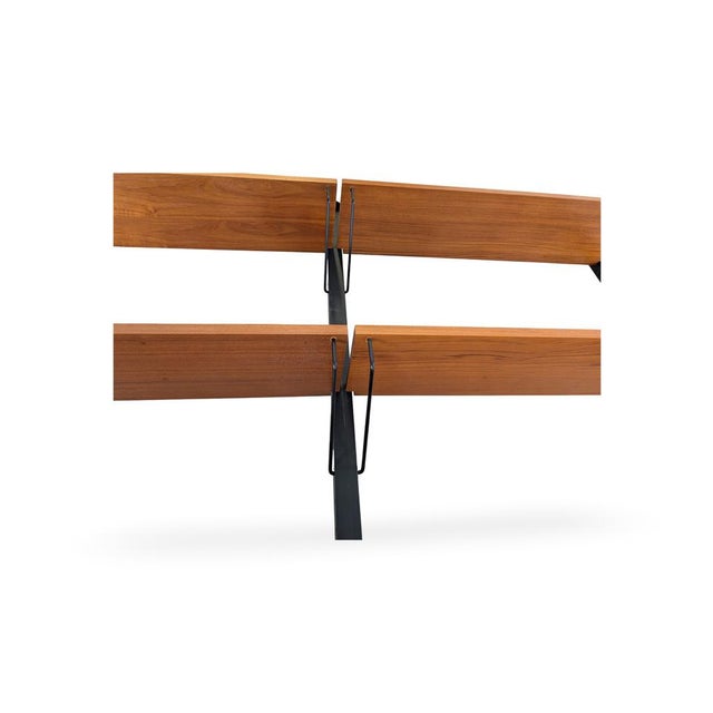 Wood Mid-Century Modern Wall Unit in Teak by Poul Cadovius, 1960 For Sale - Image 7 of 10