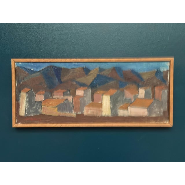 Johan Lundgren, Cityscape, 1952, Oil Painting on Canvas, Framed For Sale - Image 15 of 18
