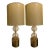 Contemporary Gold Table Lamps - a Pair For Sale