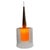1960s Scandinavian Pendant in Glass and Teak, 1960s For Sale - Image 5 of 5