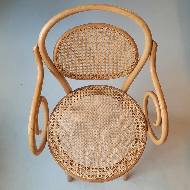 1970s No. 11 Chair in Bentwood by ZPM Radomsko, 1960s For Sale - Image 5 of 8
