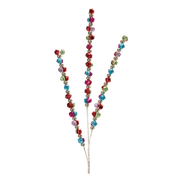 Metal Jingle Bell Spray (Set of 2) For Sale