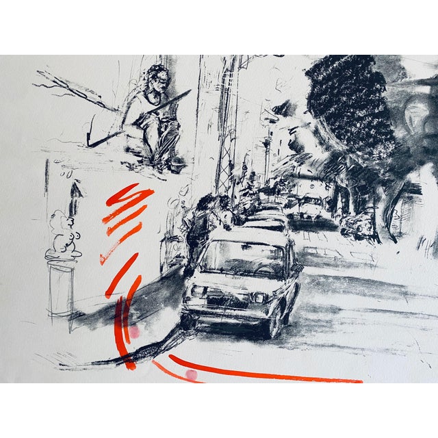 Ivan Schwebel, Jerusalem Modernist Landscape Oil Painting Israeli Bezalel Artist, Judaica Art, 1985 For Sale In Miami - Image 6 of 13