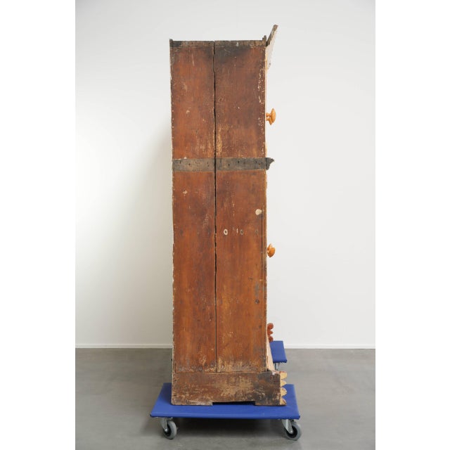 Antique Dutch Farmhouse Cabinet, 1700s For Sale - Image 3 of 18