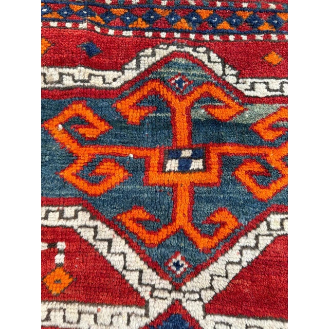 Early 20th Century Kazak Rug, 1920s For Sale - Image 10 of 18