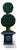 Vintage Topiary Umbrella Stand For Sale