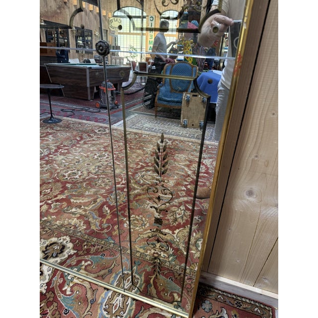 Large Venetian Art Nouveau Style Brasserie Mirror, 1960s For Sale - Image 3 of 7