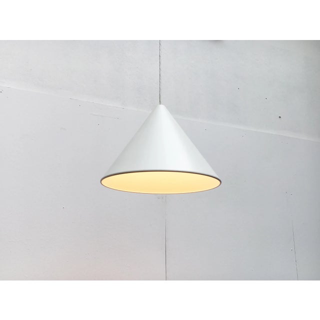 White Mid-Century Danish Billiard Pendant Lamp from Louis Poulsen For Sale - Image 8 of 18