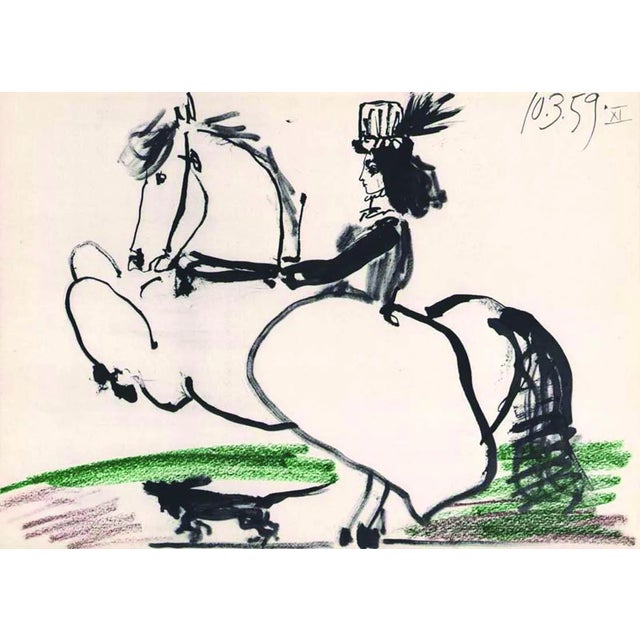 Abstract Pablo Picasso Toros Y Toreros 11 Dated 10/3/59 For Sale - Image 3 of 3
