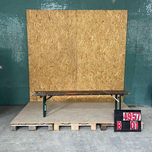 Large French Folding Bench, 1950s For Sale - Image 4 of 4