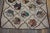 1920s Tan Beige Symmetrical Floral Folk Art Antique American Hooked Rug For Sale - Image 11 of 11