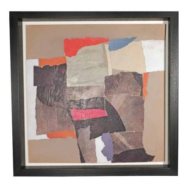 Robert J. Wirth Collage Painting, Titled "Collage" For Sale