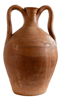 Antique Terracotta Amphora Vase, 1800s