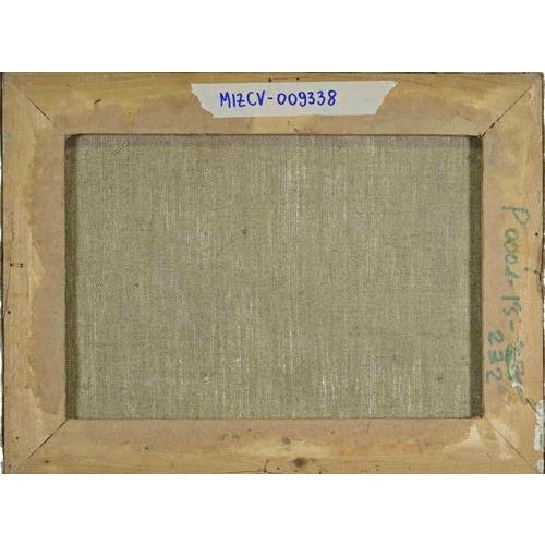 Franco Marzilli, Seaside, 1970s, Oil Painting on Canvas For Sale - Image 3 of 4