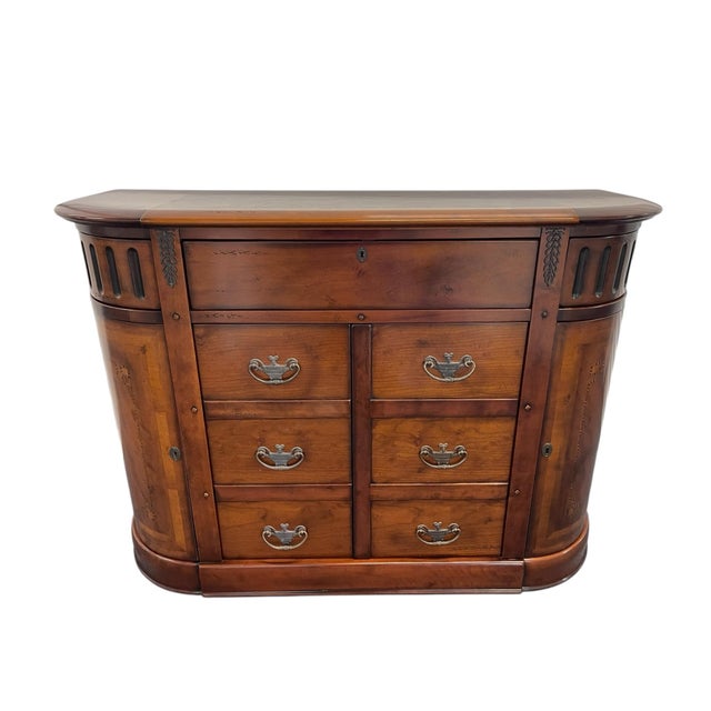Art Deco French Art Deco Sideboard / Commode, Signed Workshop Creation, Neoclassical, Walnut For Sale - Image 3 of 17
