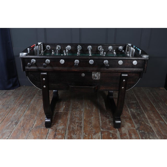 French Oak Coin-Operated Table Football Baby Foot Table, 1929 For Sale - Image 12 of 18