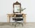 Bespoke library table or desk crafted in the neoclassical taste by John Hall Designs, Los Angeles, CA. The desk is...