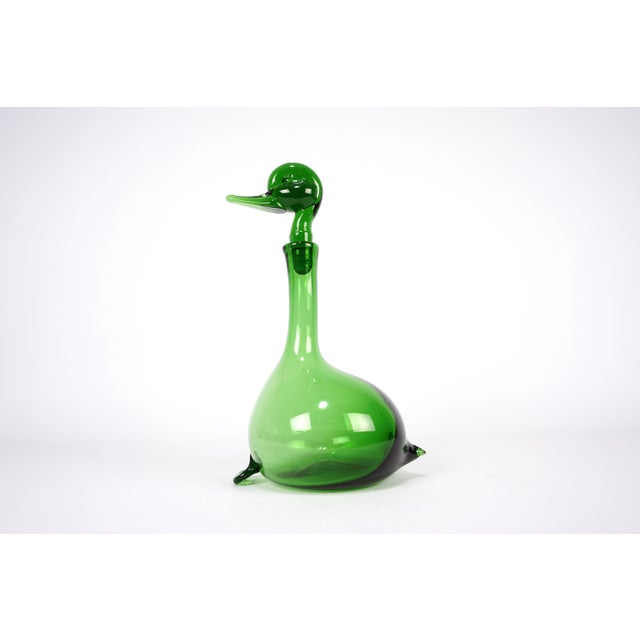 1950s Murano Empoli Green Carafe by Gio Ponti, 1950s For Sale - Image 5 of 18