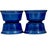 Contemporary Hazel Atlas Cobalt Blue White Band Glass Cereal Bowls Set of 4 5" For Sale - Image 3 of 9