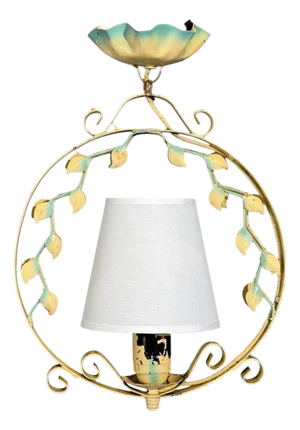 Swedish Modern, Pendant Light, Painted Metal, Sweden, 1950s