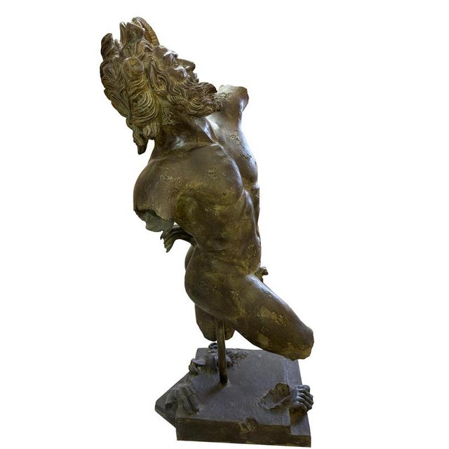 Fragment of Dancing Faun, Bronze For Sale - Image 6 of 6