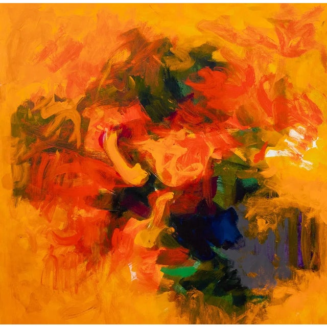 Monumental Ronaldo de Juan (Argentinian/American, 1931-1989), Abstract Composition, Acrylic on Canvas, 1973-74, signed,...