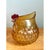 Vintage Amber Glass Chicken Pitcher For Sale - Image 12 of 12