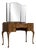 Art Deco Walnut and Walnut Veneer Dressing Table, 1930s For Sale