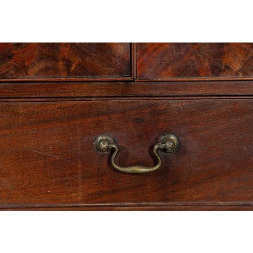 Wood English George III Mahogany Bedside Chest, 1790 For Sale - Image 7 of 14