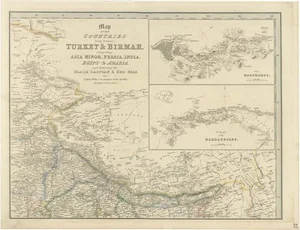 Antique Map of Turkey by James Wyld, 1839