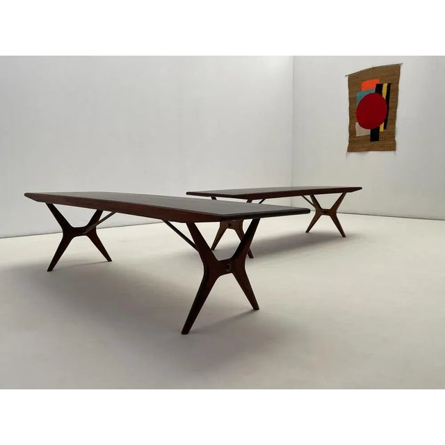 Black Swedish Modern Teak Coffee Table by Jo Carlsson, 1960 For Sale - Image 8 of 9