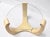 Modern 1970's End Tables by Karl Springer Faux Goatskin Brass For Sale - Image 3 of 13