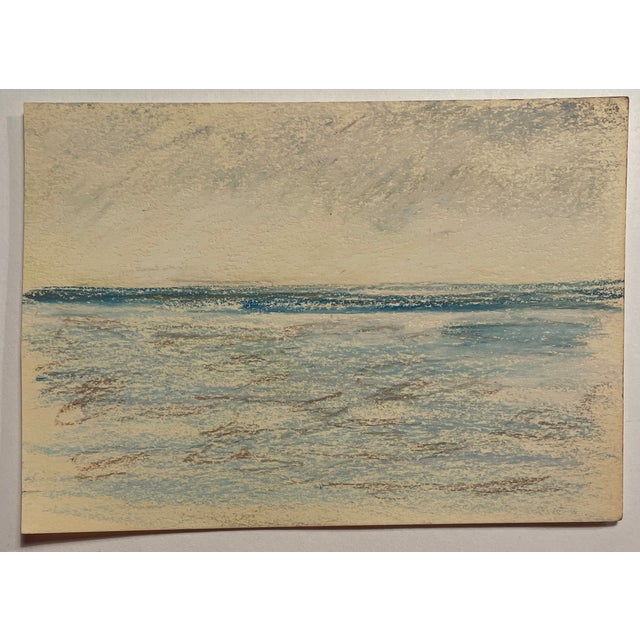 Coastal 1970s RObert Angeloch Coastal Landscape For Sale - Image 3 of 3