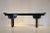 A 19th century Chinese altar table, console table. Exquisite black lacquer Chinese altar table. Details of auspicious...