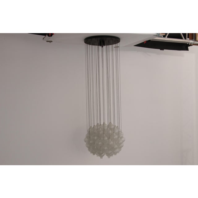 Vintage Tulipan Pendant Light in Blown Glass by J. T. Kalmar, 1970 For Sale - Image 7 of 18