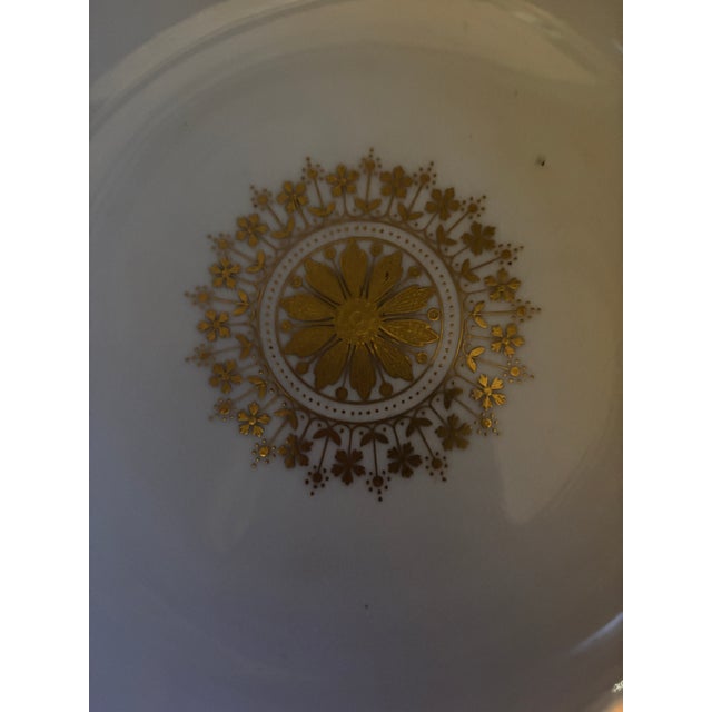 Late 19th Century Antique Minton’s for Davis Collamore of New York. Gilded Porcelain Soup Bowls - Set of 6 For Sale - Image 5 of 5