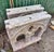 Spectacular Marble Mullioned Windows or Table Bases - H 76 Cm, Venice, Set of 2 For Sale - Image 6 of 9