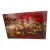 Antique Resin Wood Painting on Wood For Sale