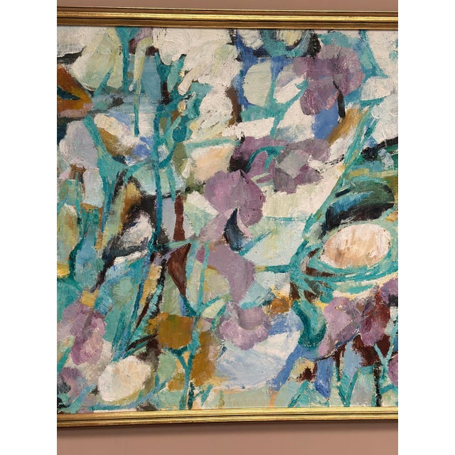 After Gunnar Alvarna, Composition, 1960s, Oil on Canvas For Sale - Image 11 of 18