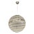 White and Transparent Sphere Lamp in Murano Glass from Simoeng For Sale - Image 6 of 7
