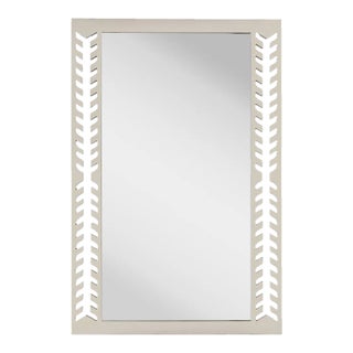 Fleur Home Audubon Spruce Rectangle Mirror in Useful Gray, 30x40 For Sale