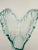 Large 1980s Contemporary Art Glass Ocean Water Wave Vase For Sale - Image 4 of 10