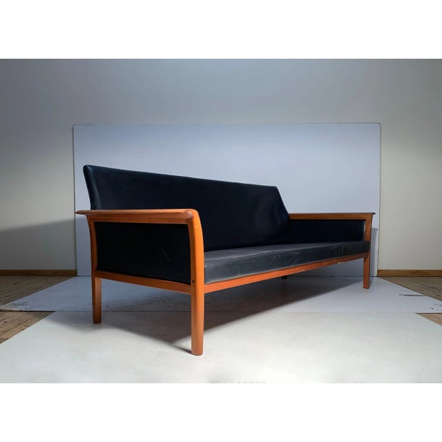 Vintage Vatne Mobler Teak Sofa by Knut Saeter for Vatne Mobler Beautiful Lines on this teak sofa. Just requires new...
