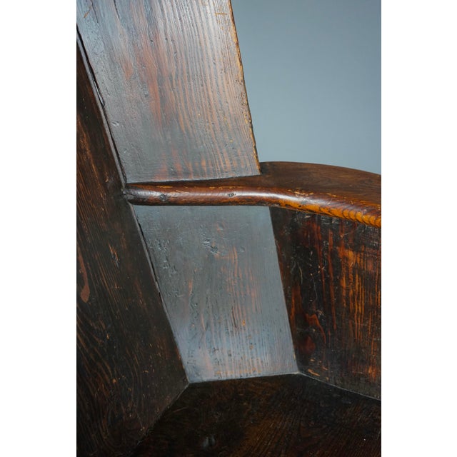 Antique Georgian Welsh Pine Lambing Chair, 1820s For Sale - Image 15 of 18