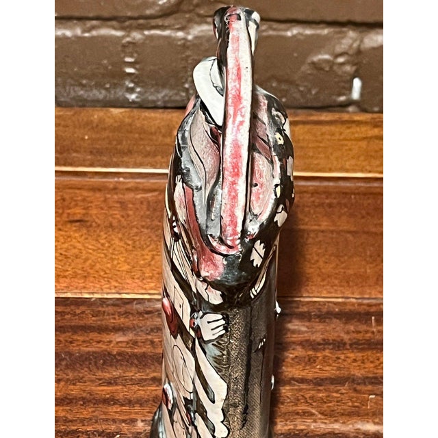 Late 20th CenturyGerry Wallace Signed Ceramic Teapot Sculpture Whimsical Art Pottery For Sale In San Francisco - Image 6 of 8