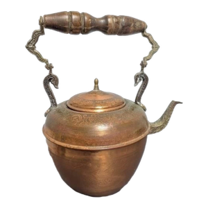 Antique Moroccan Copper Tea and Coffee Kettle