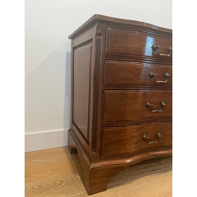 This well-maintained, mid-century, traditional Low-Boy Dresser represents American furniture craftsmanship at its absolute...