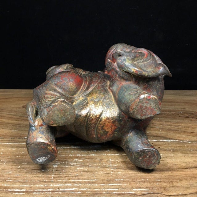 Vintage Bronze Sculpture of Boys Playing on an Elephant For Sale - Image 9 of 9