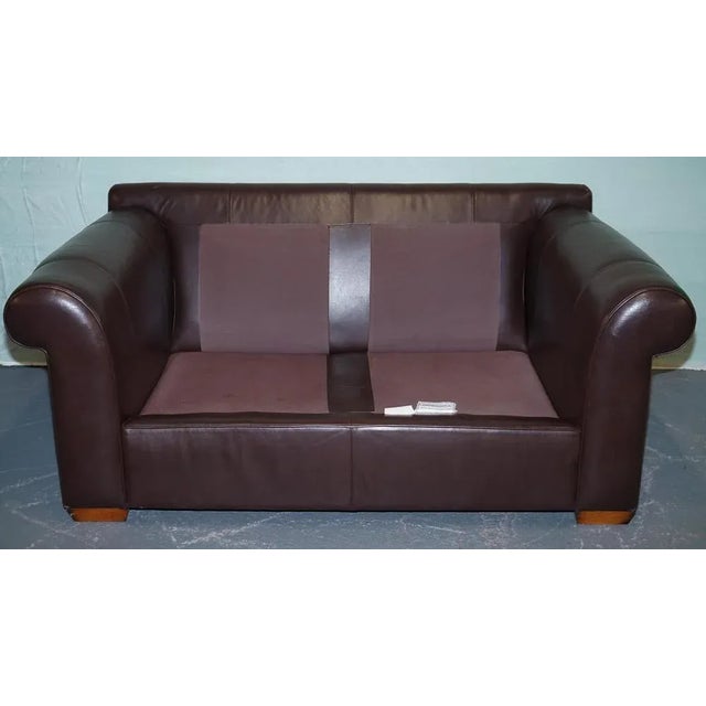 Vintage Duresta Sofa in Brown Leather For Sale - Image 12 of 18