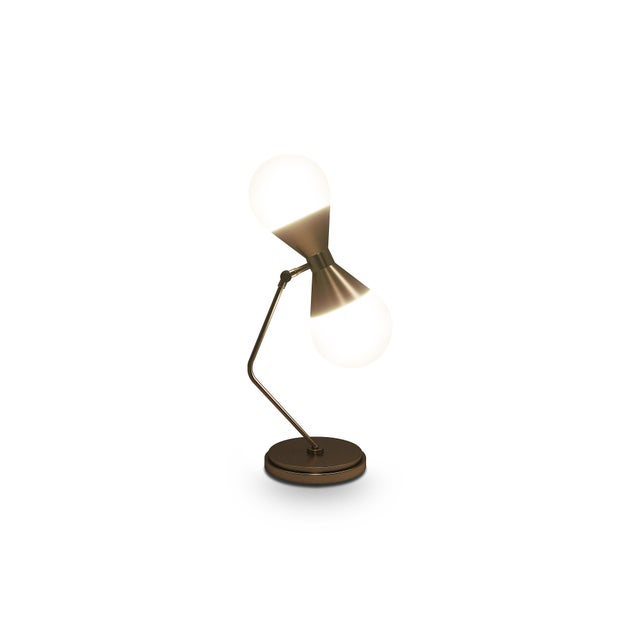 Brown Nomad Table Lamp by Creativemary For Sale - Image 8 of 10